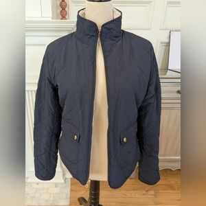 Love Tree Women's Reversible Quilted and Sherpa Jacket - Navy